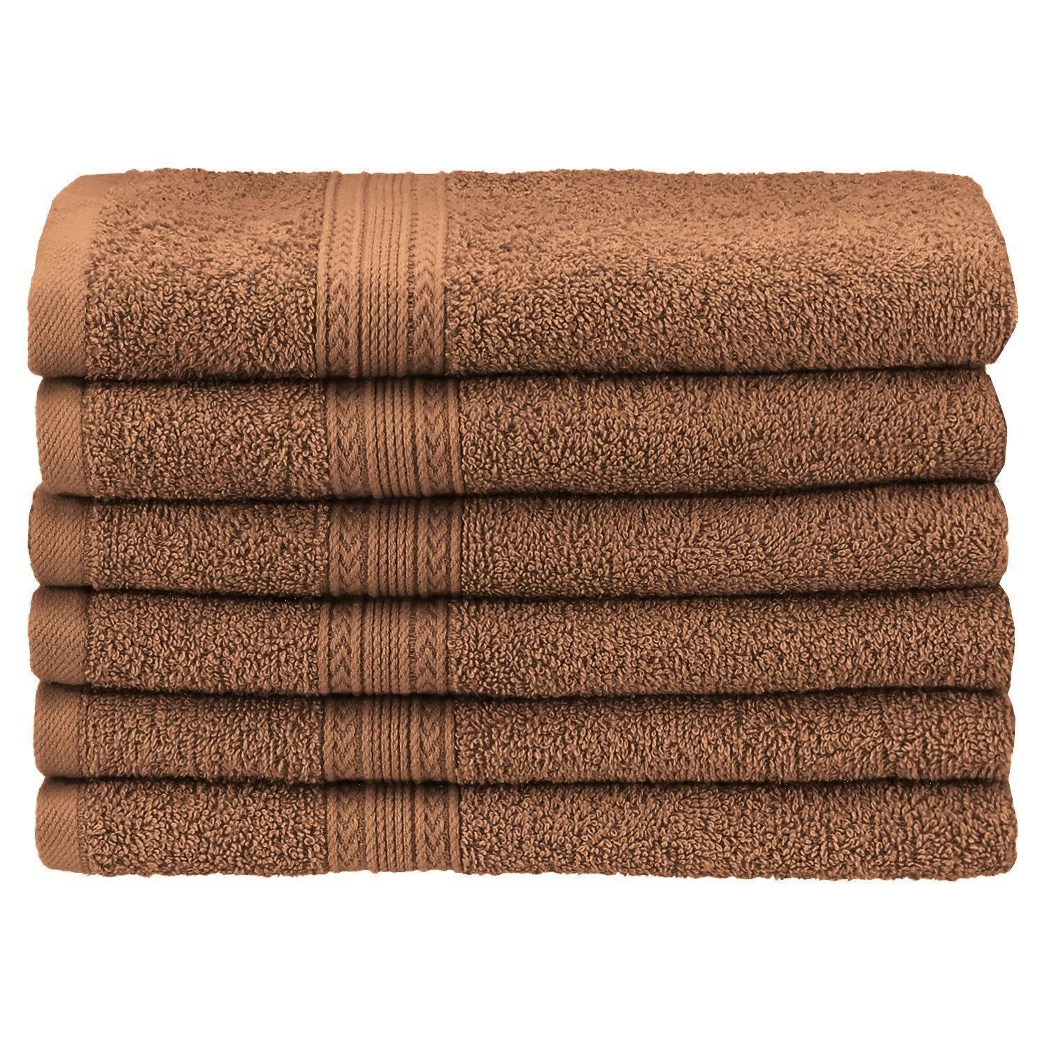 Eco-Friendly 100% Cotton Ring-Spun 6-Piece Hand Towel Set FredCo