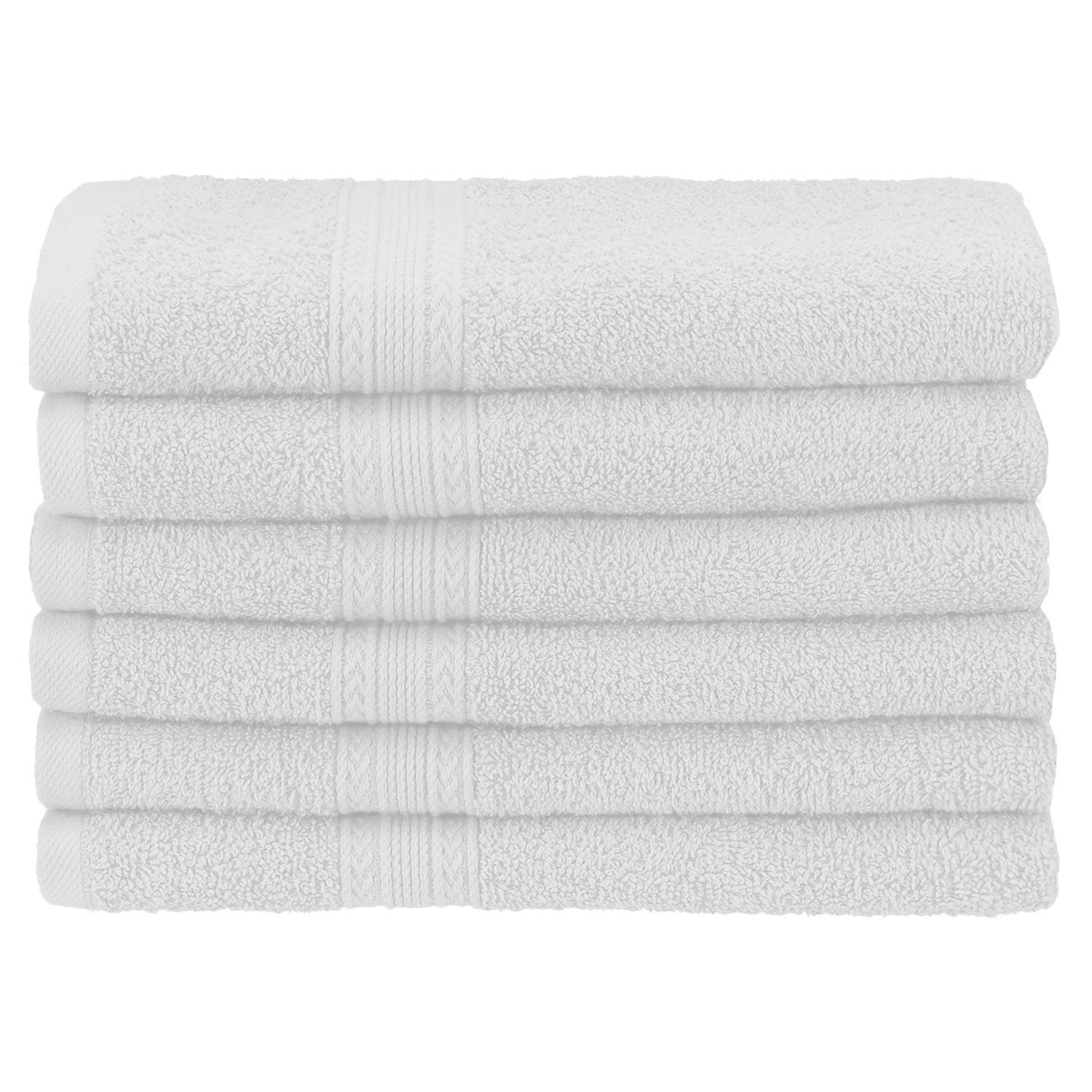 Eco-Friendly 100% Cotton Ring-Spun 6-Piece Hand Towel Set FredCo