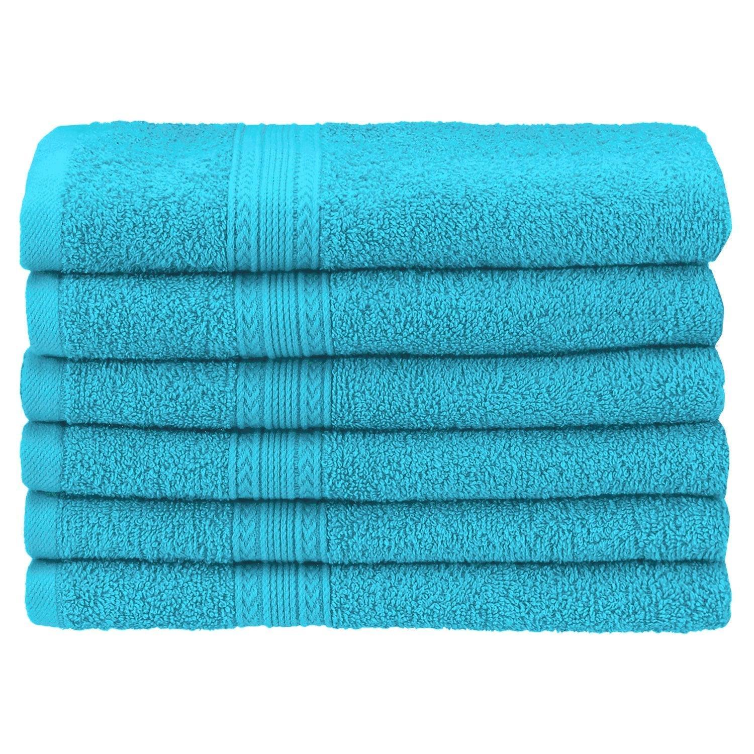 Eco-Friendly 100% Cotton Ring-Spun 6-Piece Hand Towel Set FredCo