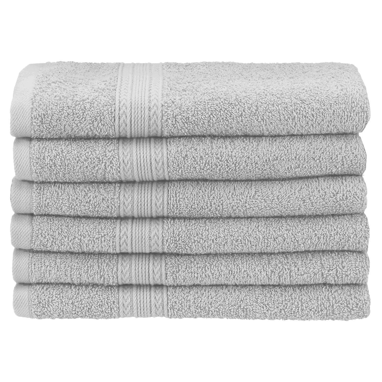 Eco-Friendly 100% Cotton Ring-Spun 6-Piece Hand Towel Set FredCo