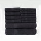 Eco-Friendly Cotton 12-Piece Towel Set, by Superior FredCo