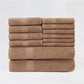 Eco-Friendly Cotton 12-Piece Towel Set, by Superior FredCo
