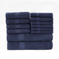 Eco-Friendly Cotton 12-Piece Towel Set, by Superior FredCo