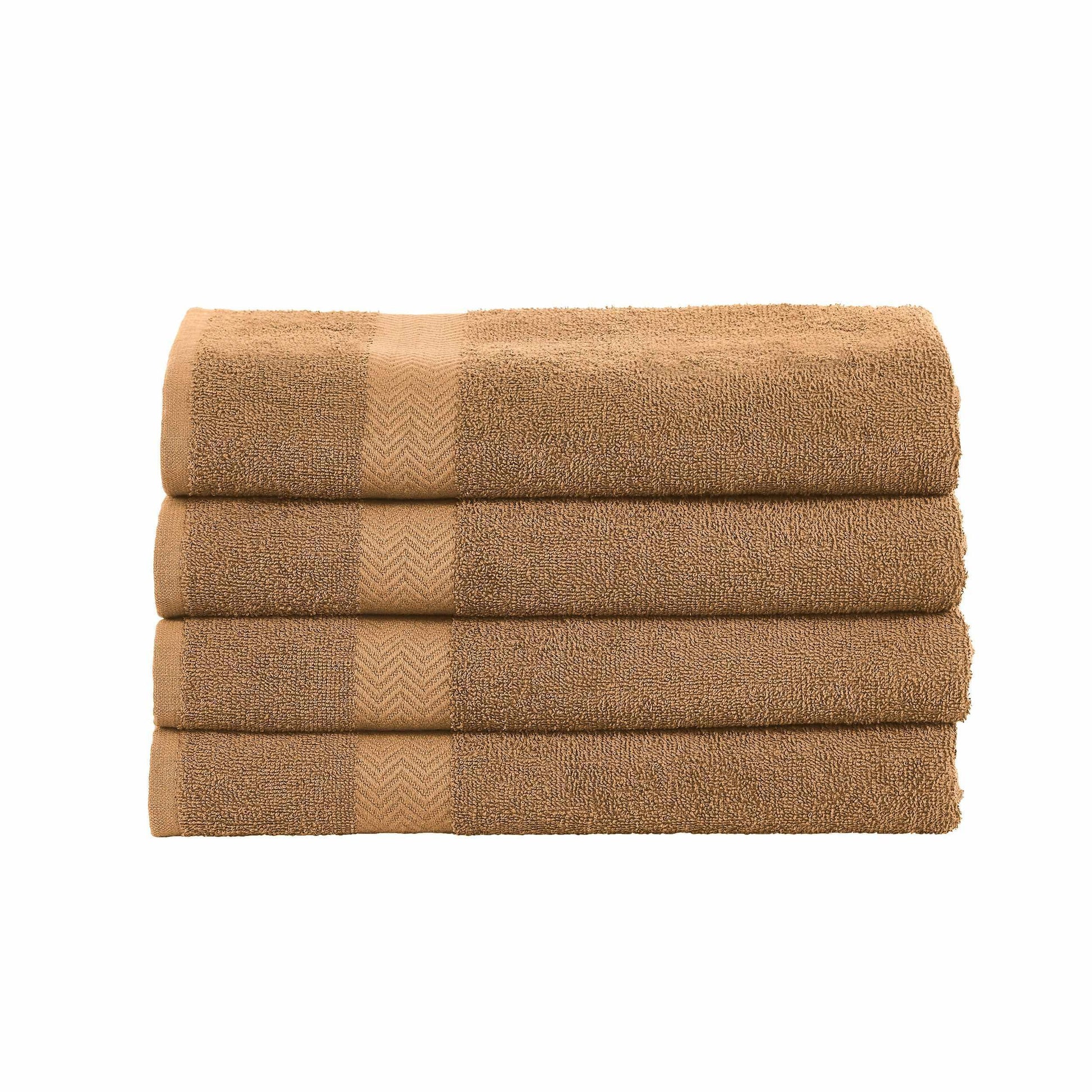 Eco-Friendly Cotton 4-Piece Bath Towel Set, by Superior FredCo