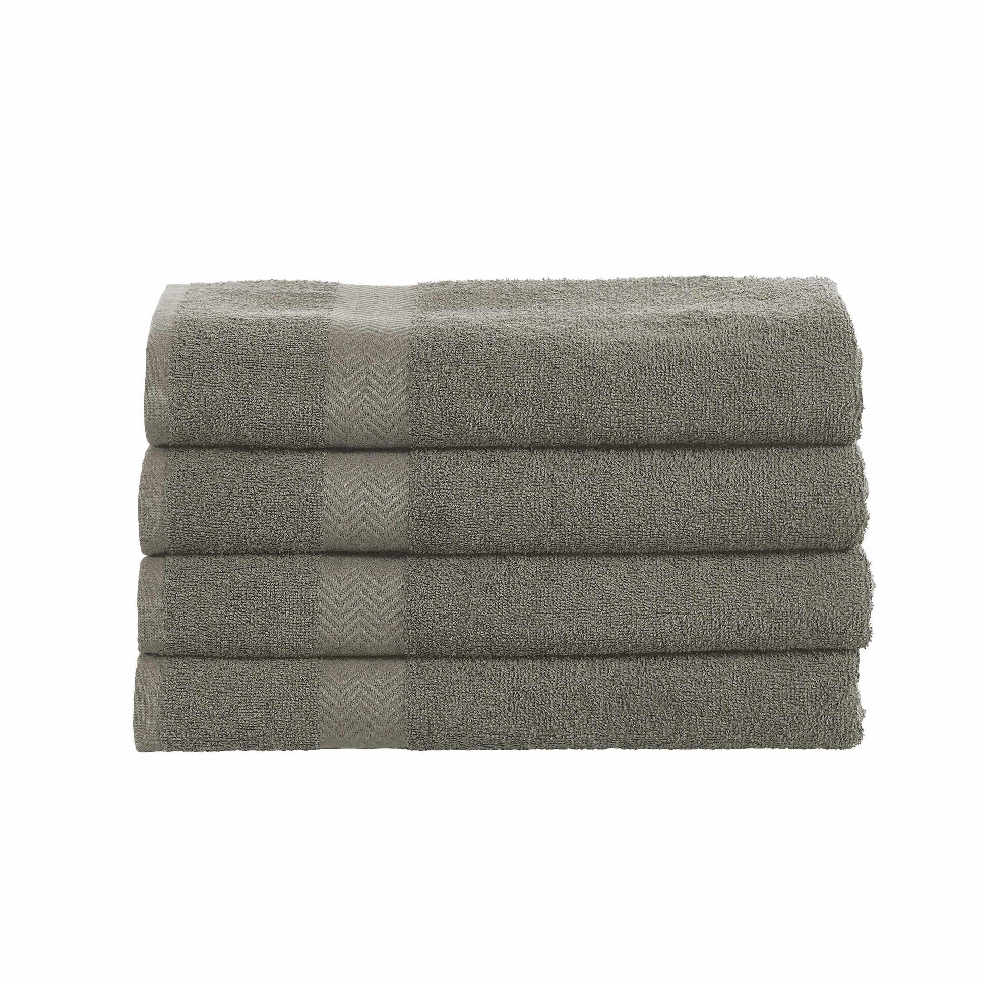 Eco-Friendly Cotton 4-Piece Bath Towel Set, by Superior FredCo