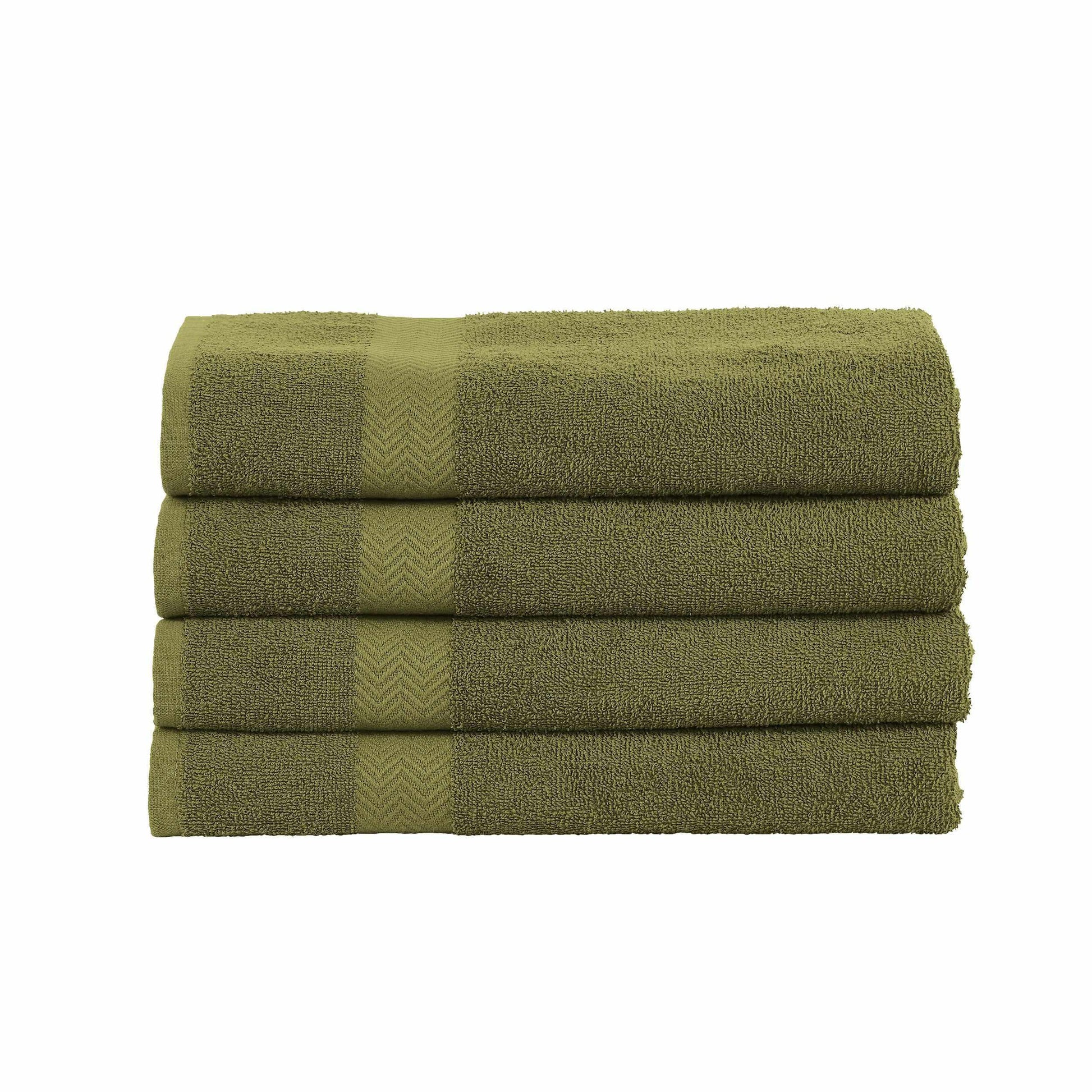 Eco-Friendly Cotton 4-Piece Bath Towel Set, by Superior FredCo