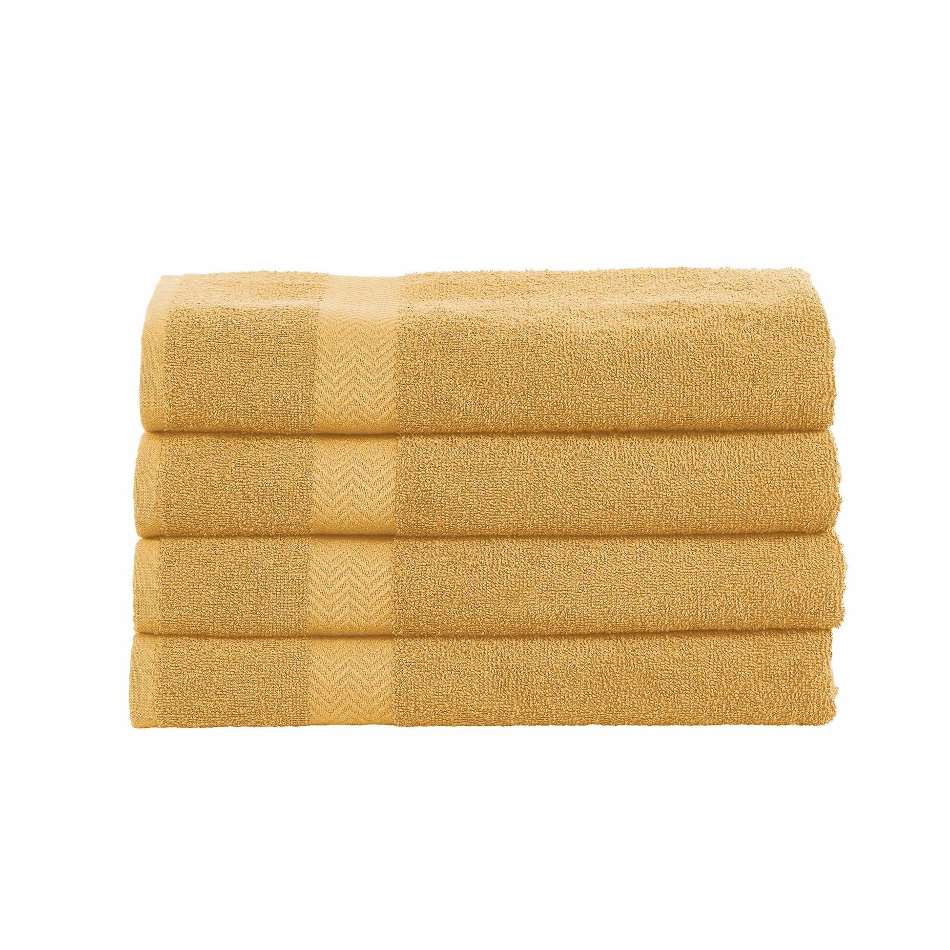 Eco-Friendly Cotton 4-Piece Bath Towel Set, by Superior FredCo