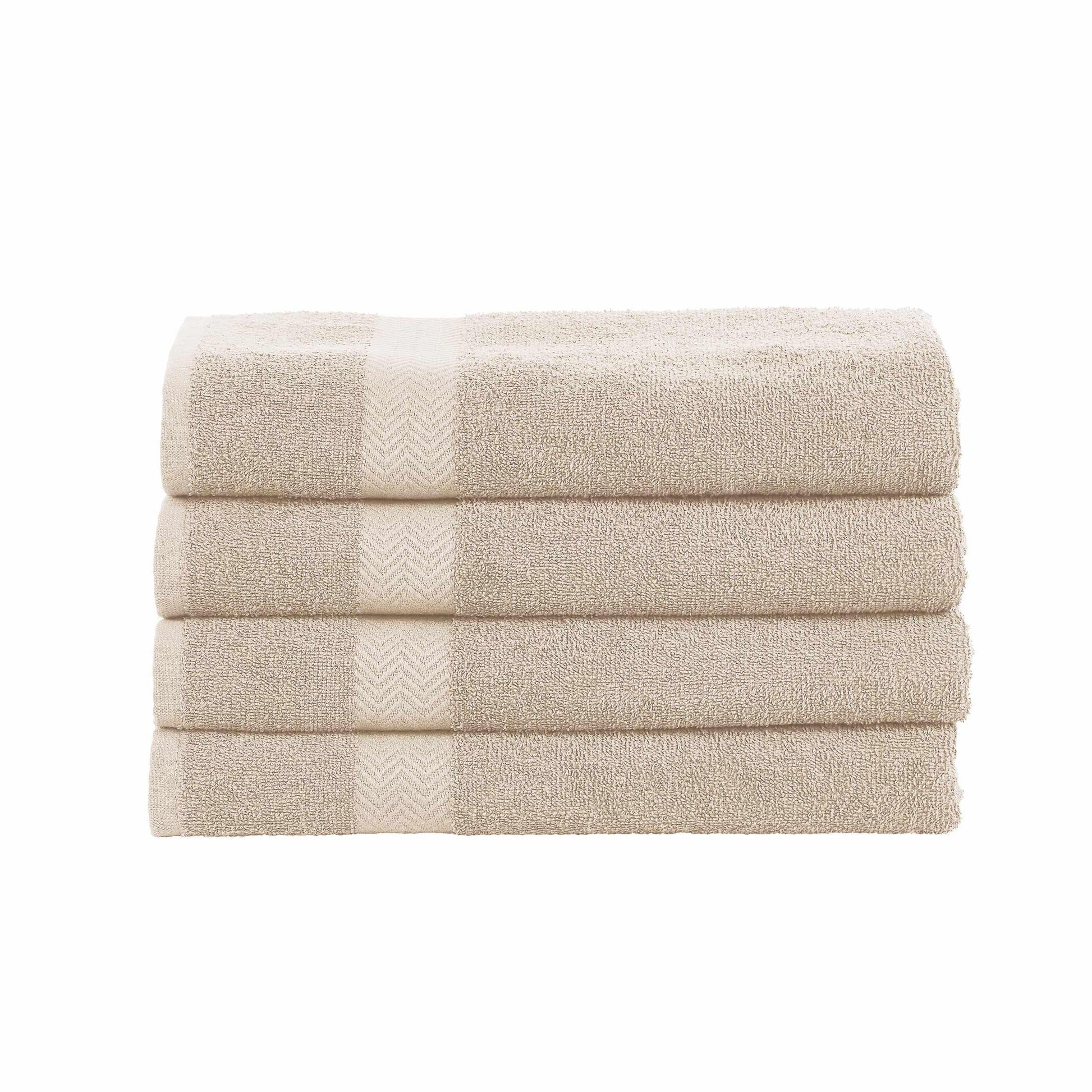 Eco-Friendly Cotton 4-Piece Bath Towel Set, by Superior FredCo