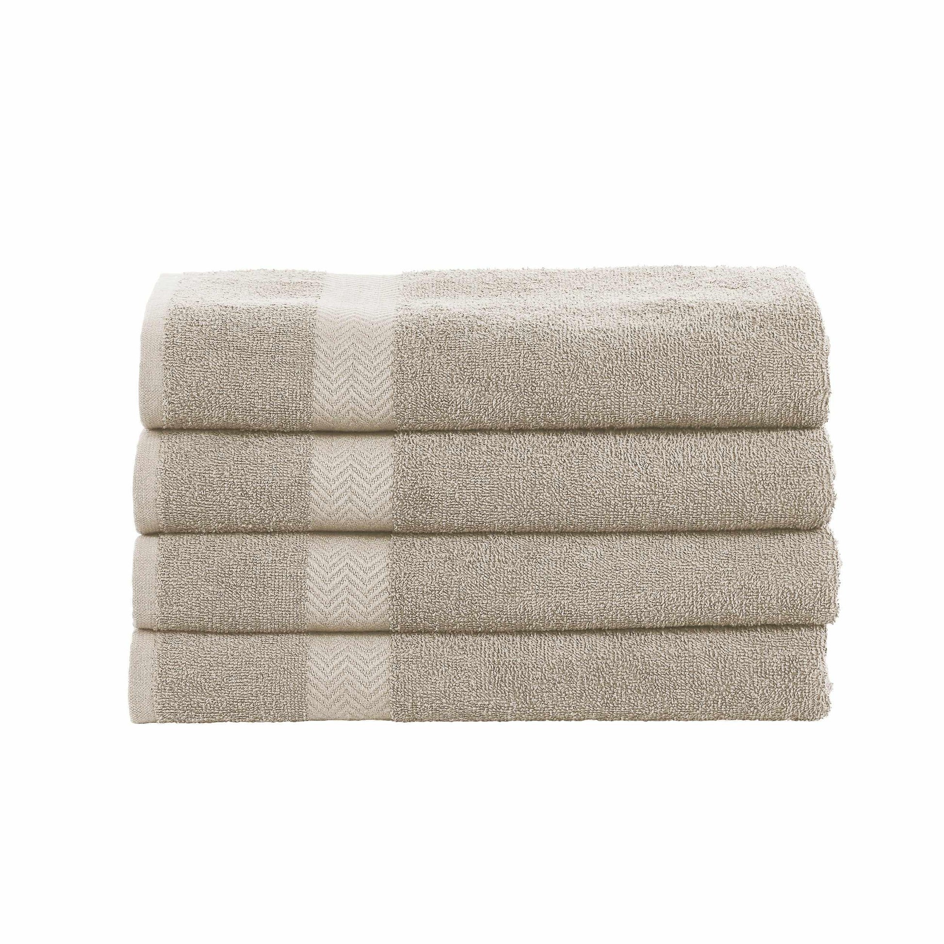 Eco-Friendly Cotton 4-Piece Bath Towel Set, by Superior FredCo