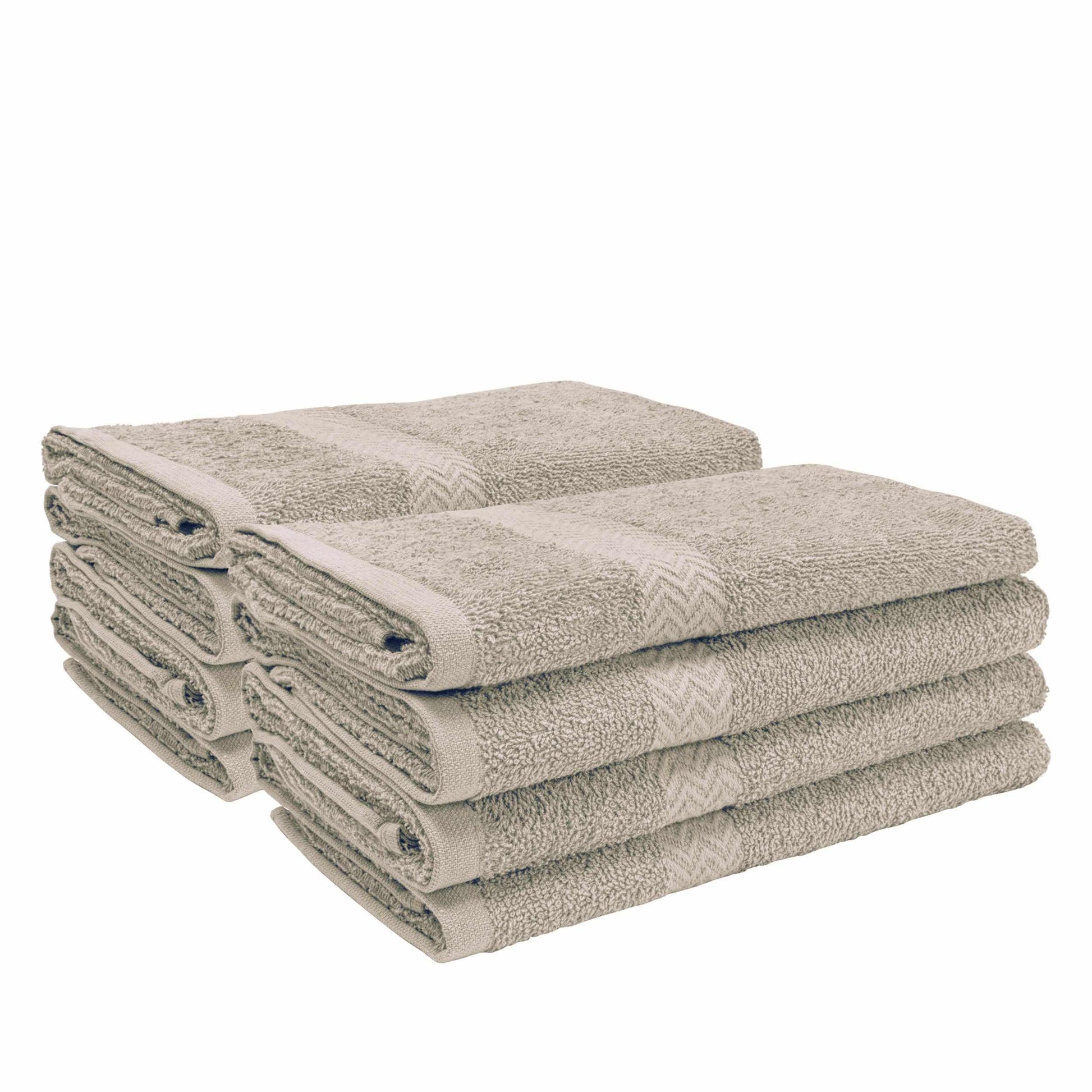 Eco-Friendly Cotton 8-Piece Hand Towel Set, by Superior FredCo
