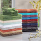 Eco-Friendly Soft Plush Ring-Spun Cotton Absorbent 6-Piece Towel Set FredCo
