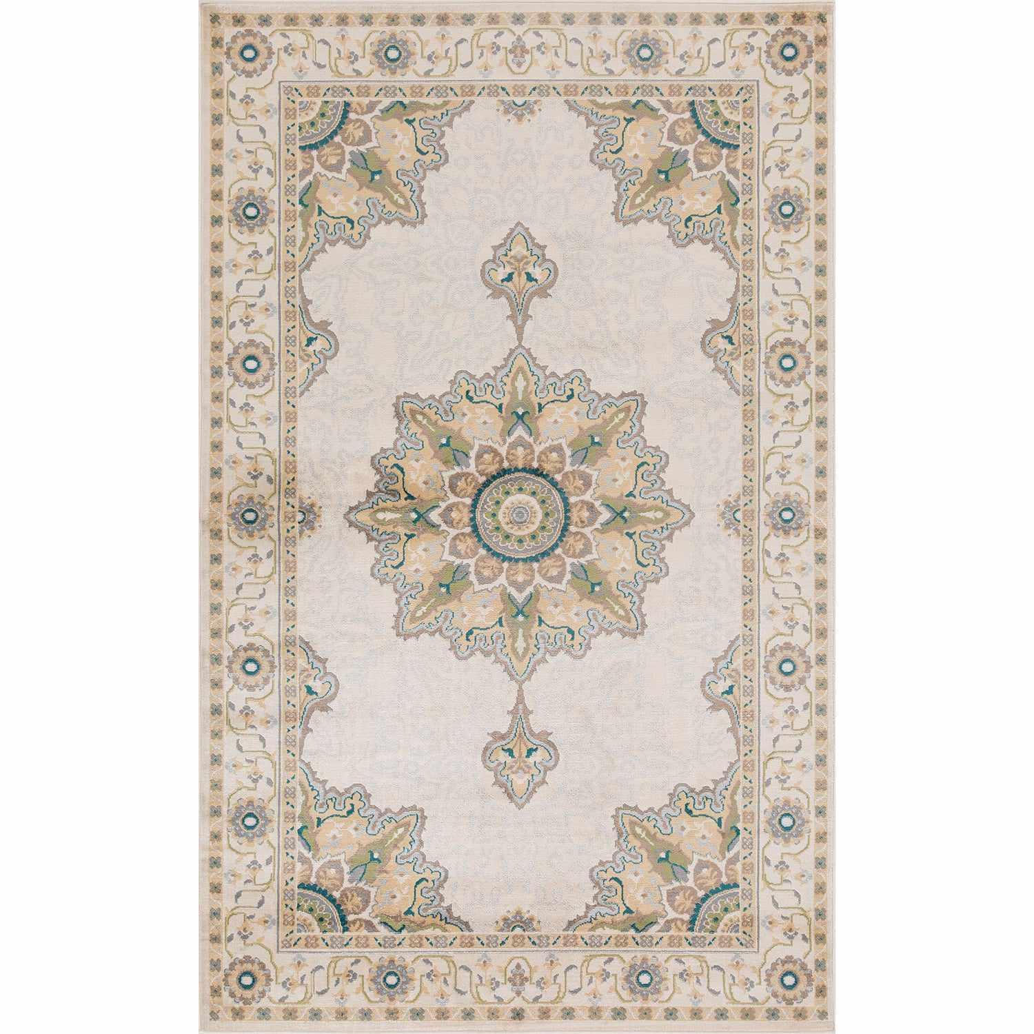 Edeline Medallion Oriental Indoor Area Rug by Superior FredCo