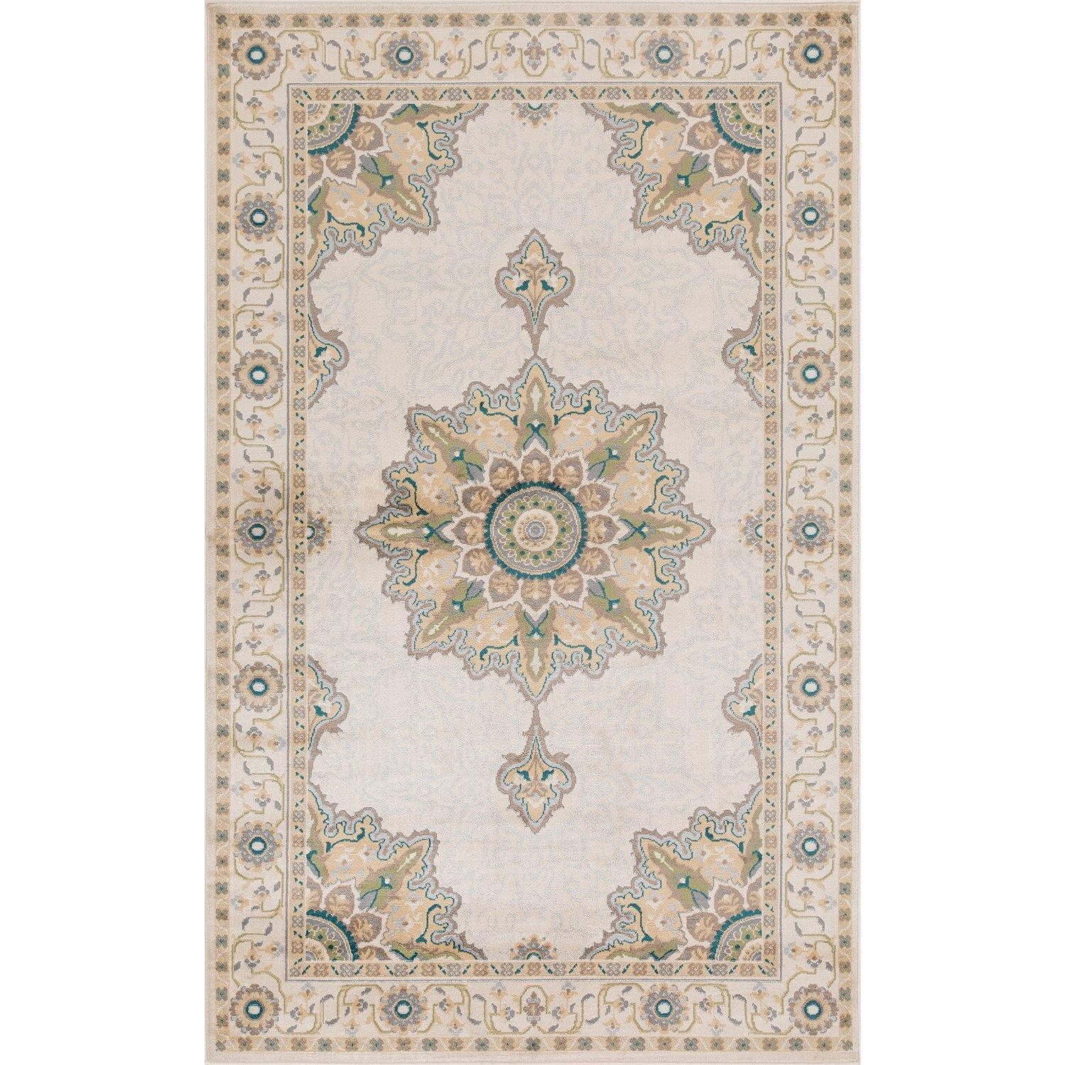 Edeline Medallion Oriental Indoor Area Rug by Superior FredCo
