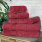 Egyptian Cotton 600 GSM, 6-Piece Towel Set, 2 Bath, 2 Hand, 2 Face FredCo