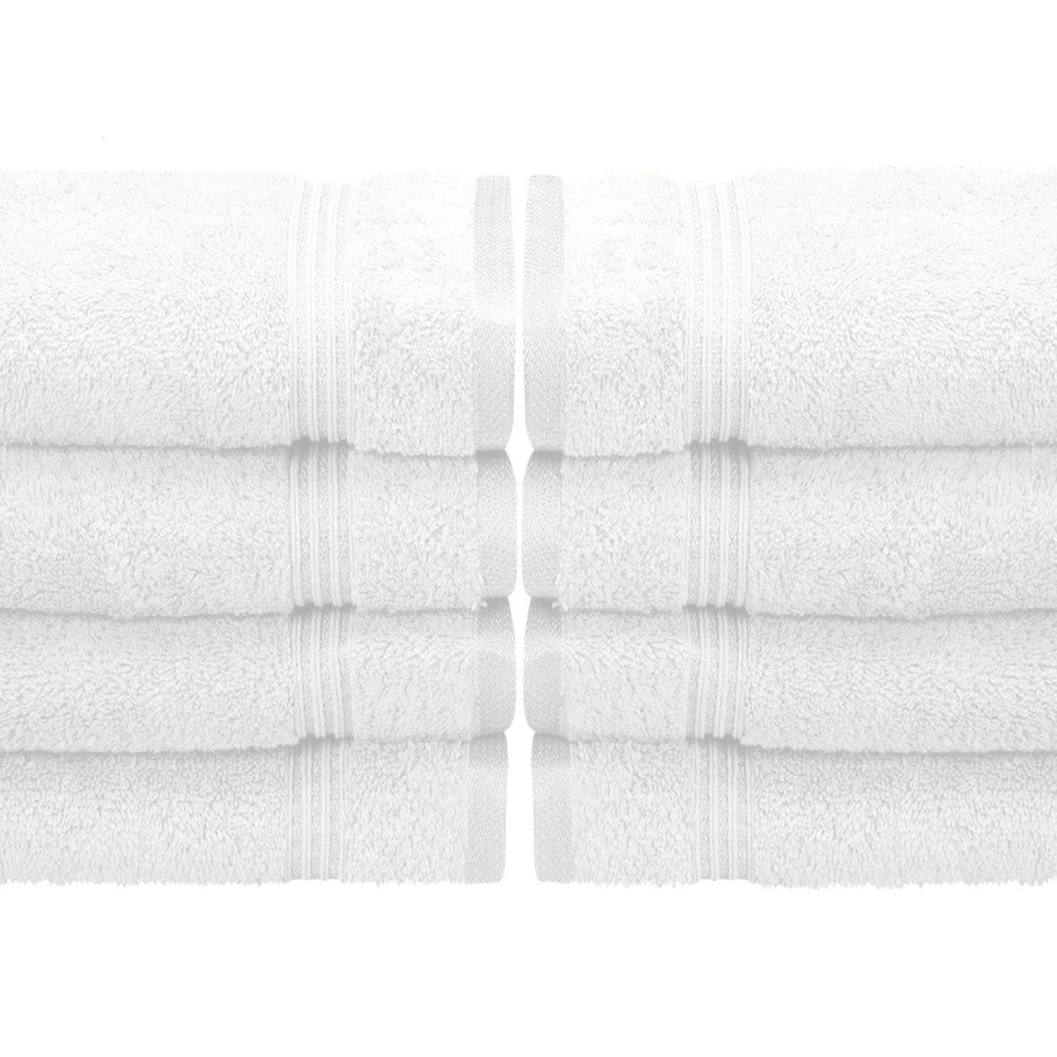 Egyptian Cotton 600 GSM, 8-Piece Hand Towel Set FredCo