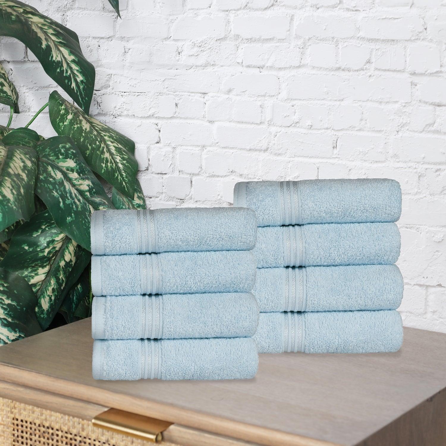 Egyptian Cotton 600 GSM, 8-Piece Hand Towel Set FredCo