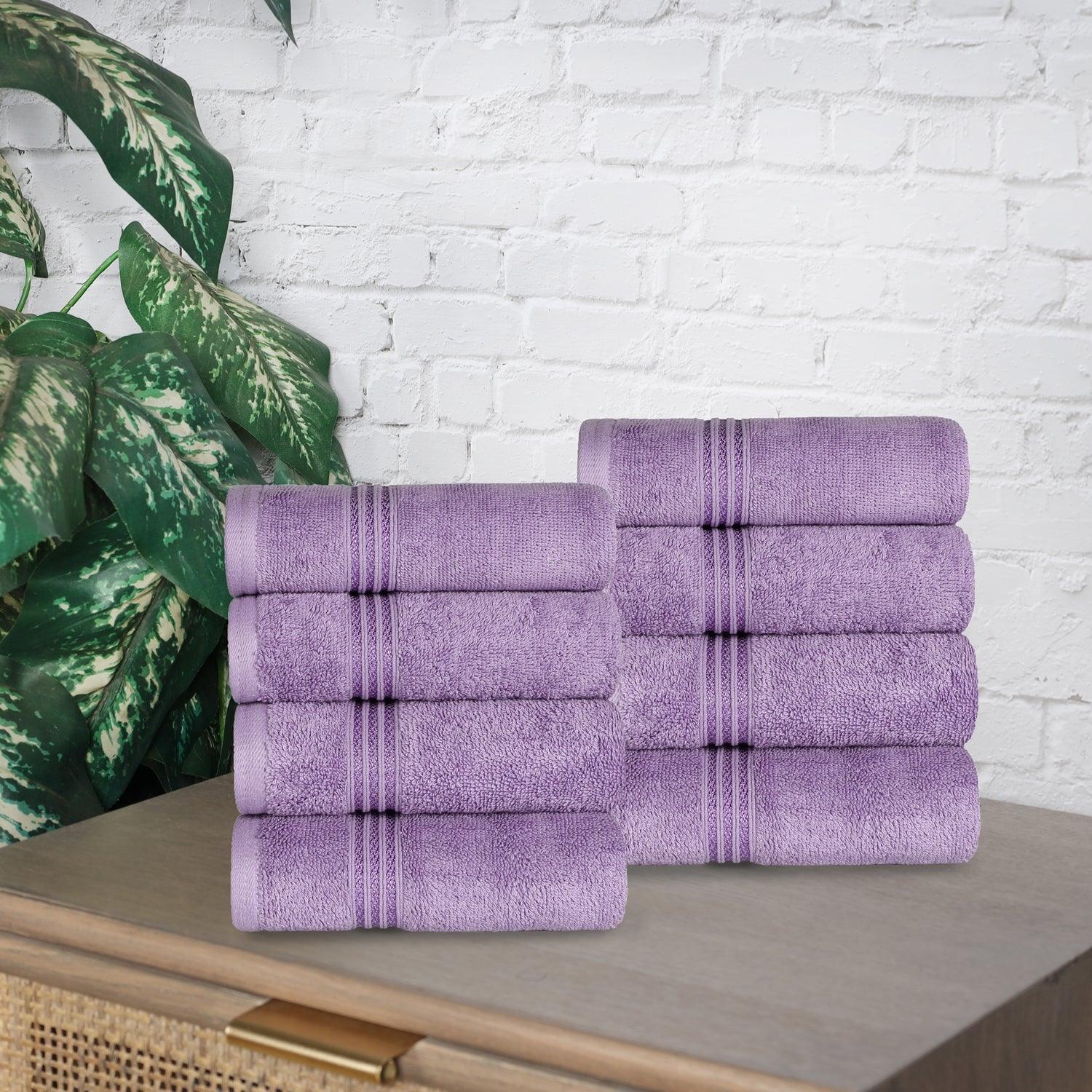 Egyptian Cotton 600 GSM, 8-Piece Hand Towel Set FredCo