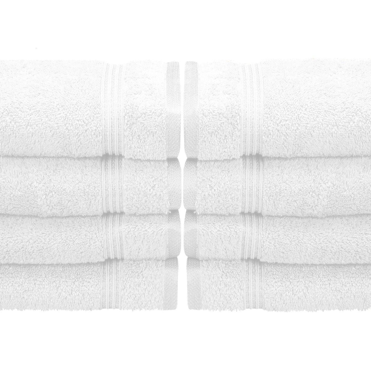 Egyptian Cotton 600 GSM, 8-Piece Hand Towel Set FredCo