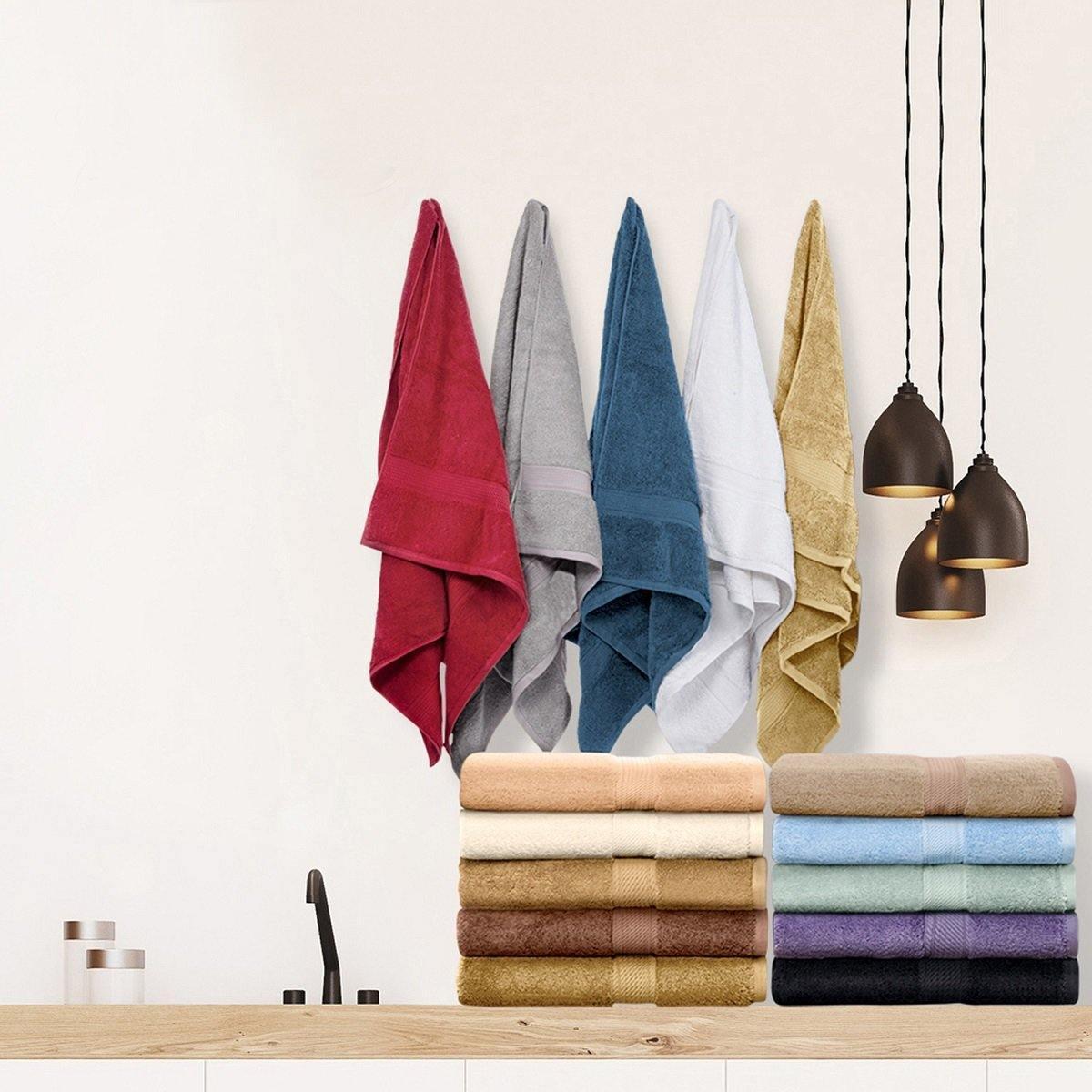 Egyptian Cotton 600 GSM, 8-Piece Hand Towel Set FredCo