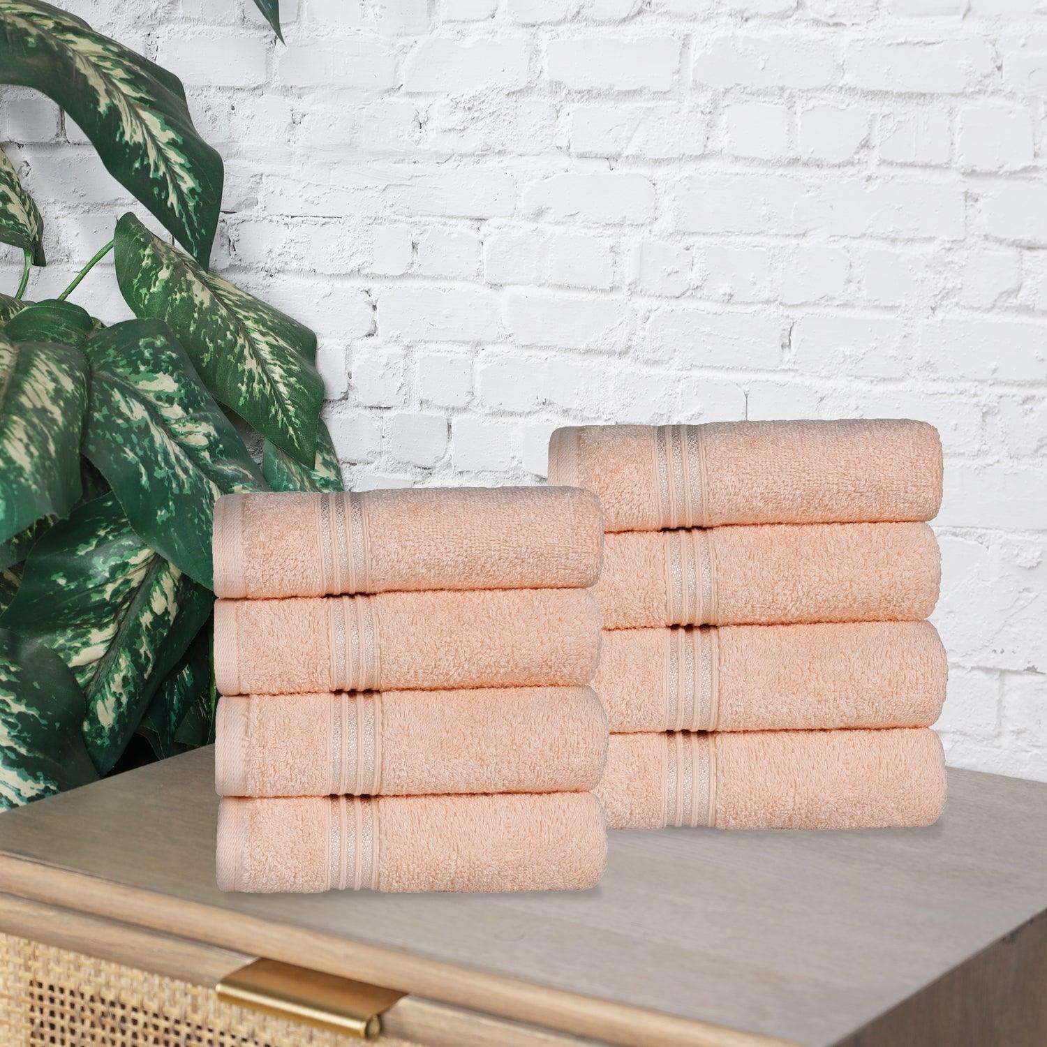 Egyptian Cotton 600 GSM, 8-Piece Hand Towel Set FredCo