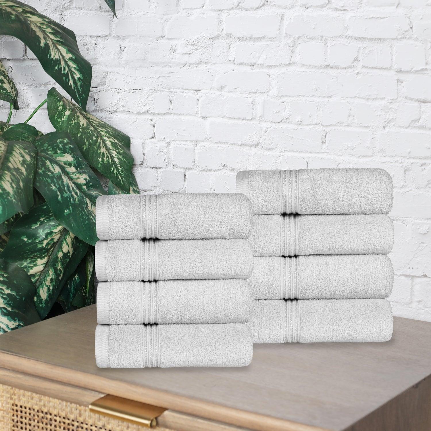 Egyptian Cotton 600 GSM, 8-Piece Hand Towel Set FredCo