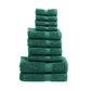 Egyptian Cotton Solid 10-Piece Towel Set FredCo