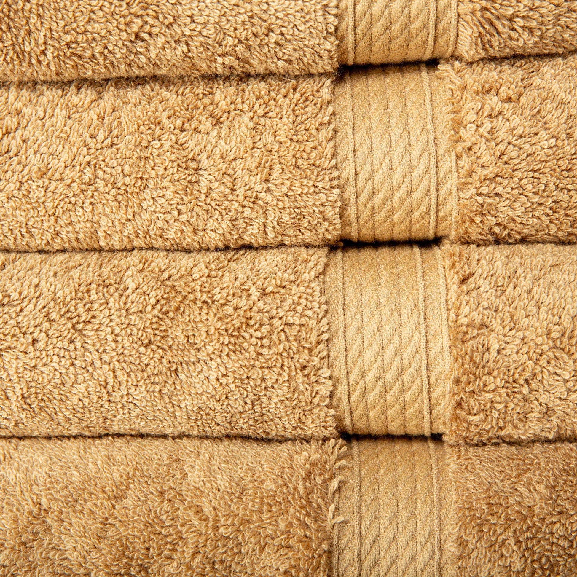 Egyptian Cotton Solid 10-Piece Towel Set FredCo