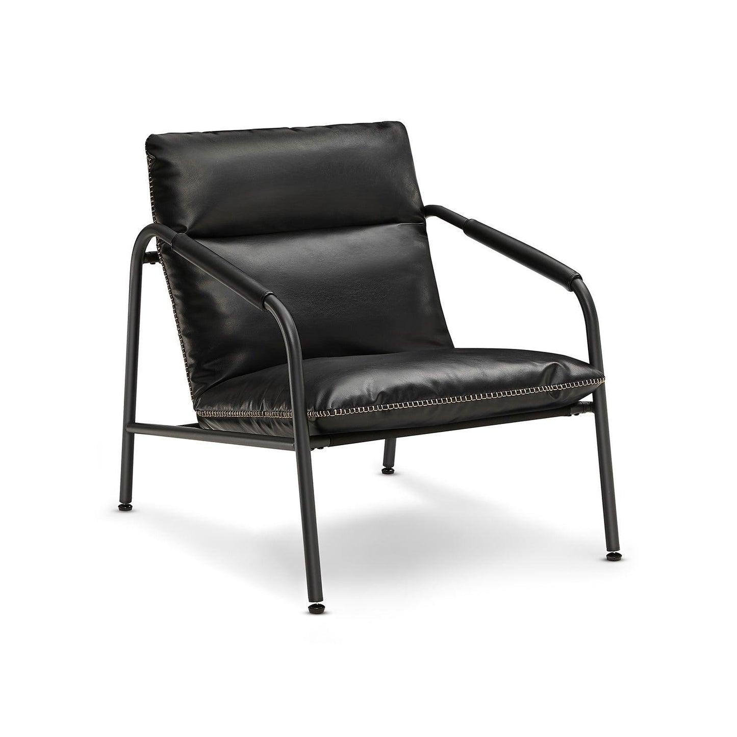 EKHO Collection - Accent Chair with Sleek Frame, Ink Black FredCo