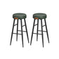 EKHO Collection - Bar Stools Set of 2, Forest Green FredCo