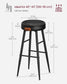 EKHO Collection - Bar Stools Set of 2, Ink Black FredCo