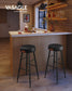 EKHO Collection - Bar Stools Set of 2, Ink Black FredCo