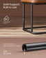 EKHO Collection - Bench for Entryway Bedroom, Caramel Brown FredCo