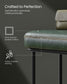 EKHO Collection - Bench for Entryway Bedroom, Forest Green FredCo