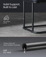EKHO Collection - Bench for Entryway Bedroom, Ink Black FredCo