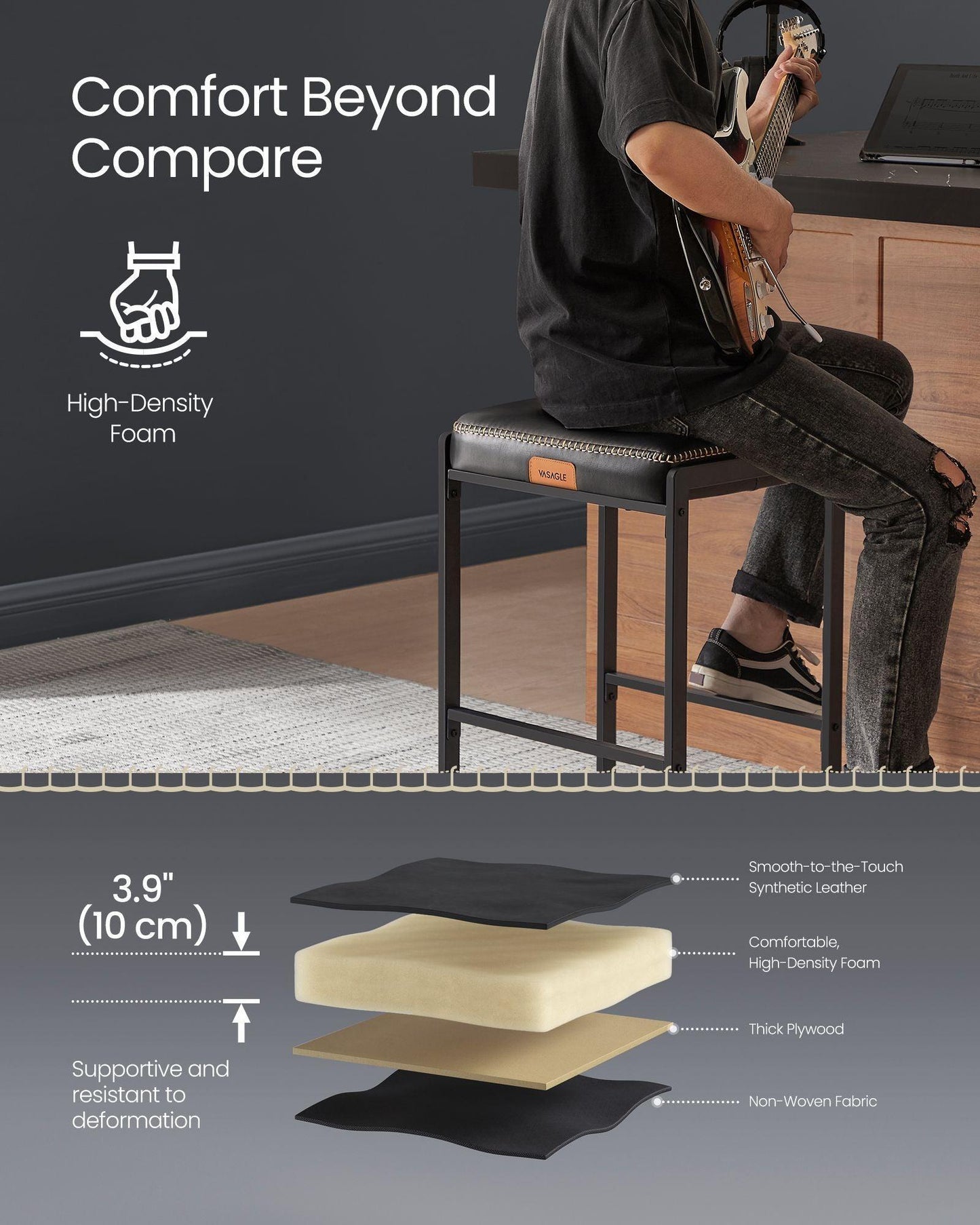 EKHO Collection - Counter Height Bar Stools FredCo