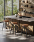 EKHO Collection - Counter Stools Set of 2, Camarel Brown FredCo