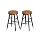 EKHO Collection - Counter Stools Set of 2, Camarel Brown FredCo