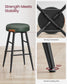 EKHO Collection - Counter Stools Set of 2, Forest Green 24.8” FredCo