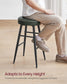 EKHO Collection - Counter Stools Set of 2, Forest Green 24.8” FredCo