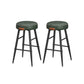 EKHO Collection - Counter Stools Set of 2, Forest Green 24.8” FredCo