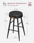EKHO Collection - Counter Stools Set of 2, Ink Black FredCo