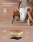 EKHO Collection - Ottoman Bench with Steel Legs Caramel Brown FredCo