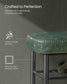EKHO Collection - Shoe Bench with Metal Shelves, Forest Green FredCo