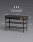 EKHO Collection - Shoe Bench with Metal Shelves, Ink Black FredCo