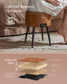 EKHO Collection - Storage Ottoman Vanity Stool, Caramel Brown FredCo
