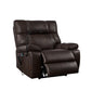 Electric Power Lift Recliner Chair with Massage, Heat, Phone Holder, and Integrated Cup Holders, Brown FredCo