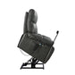 Electric Power Lift Recliner Chair with Massage, Heat, Phone Holder, and Integrated Cup Holders, Gray FredCo