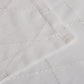 Elegant Diamond Embroidered Sheer Grommet 2-Piece Curtain Panel Set FredCo