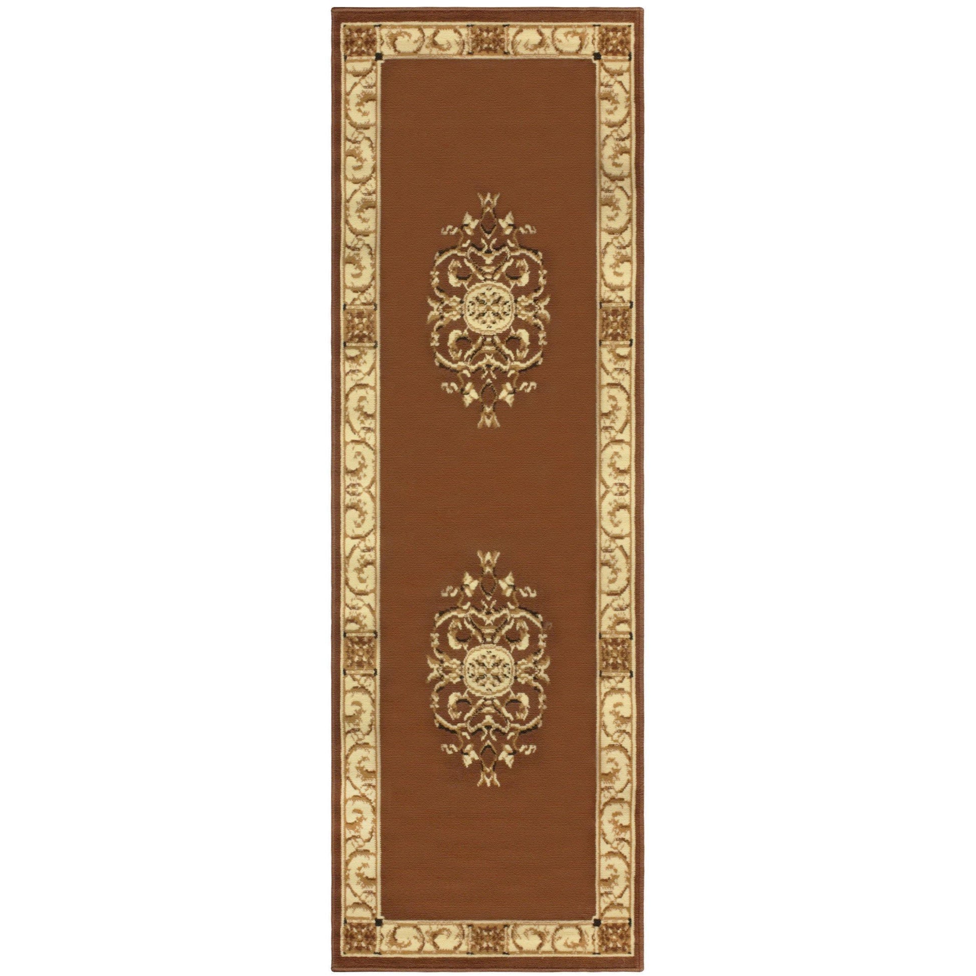 Elegant Vintage Ornamental Medallion Rug FredCo