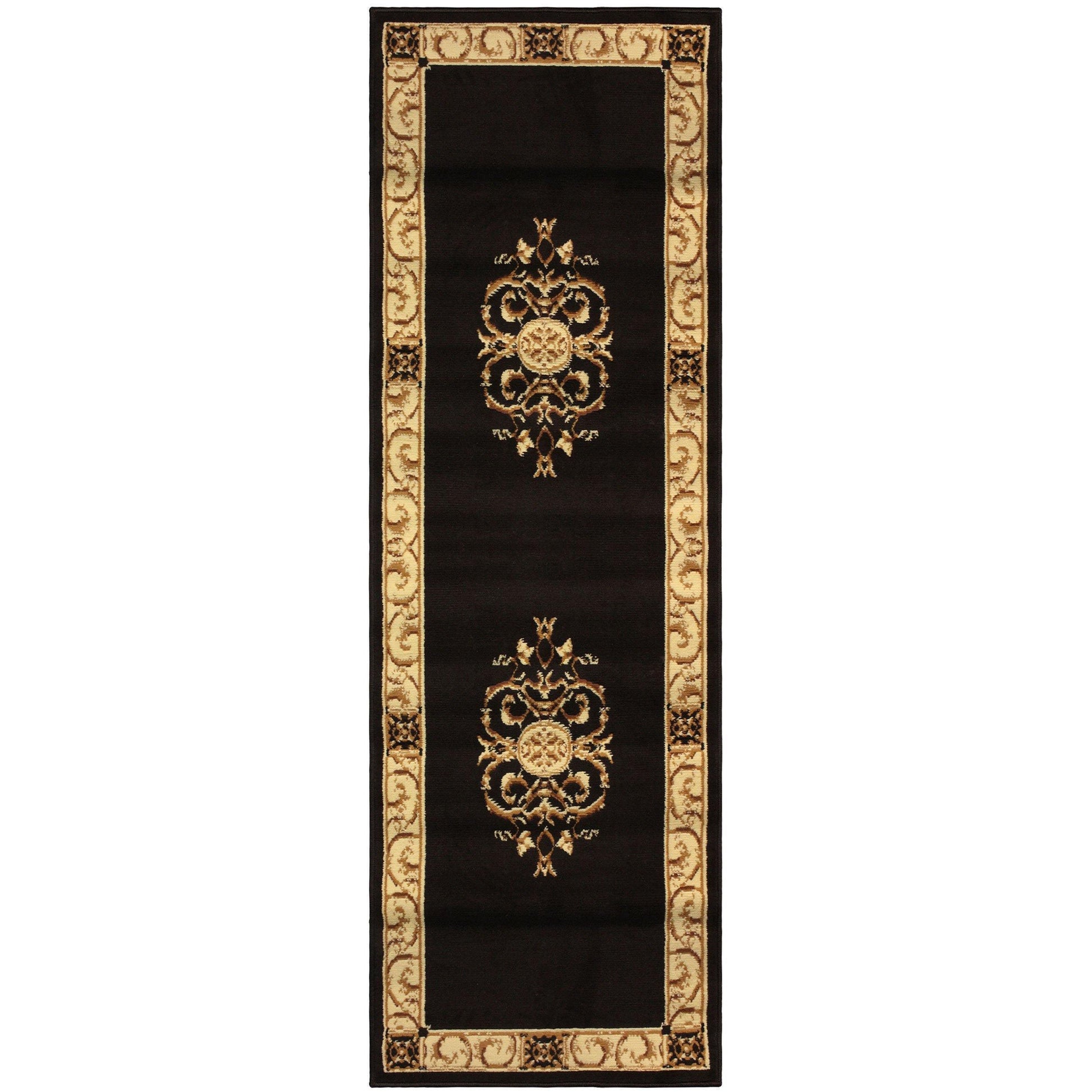 Elegant Vintage Ornamental Medallion Rug FredCo